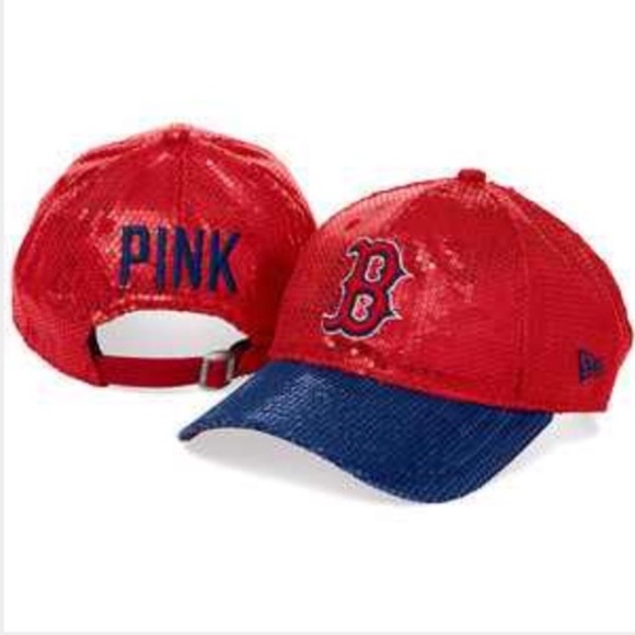 BOSTON RED SOX Victoria's Secret PINK LIMITED EDITION BLING SEQUIN SPARKLE - Picture 4 of 13